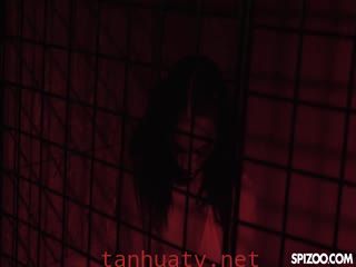 Spizoo Alexis Tae Young Ebony Gets Caged